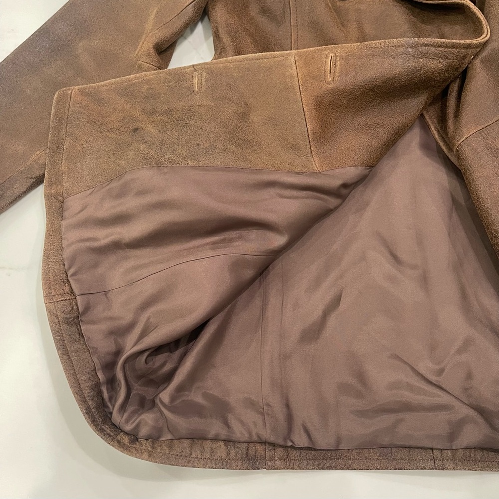 Sundance Brown Leather Women's Jacket - Picture 10 of 15